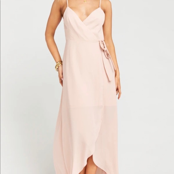 Show Me Your Mumu Meghan Wrap Dress Pink NWT - Picture 1 of 7